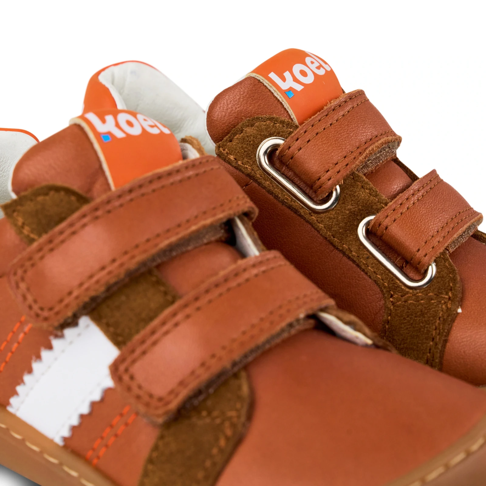 Кроссовки Koel DENIS Napa New 3.0 — коньячный с оранжевым, фото 4